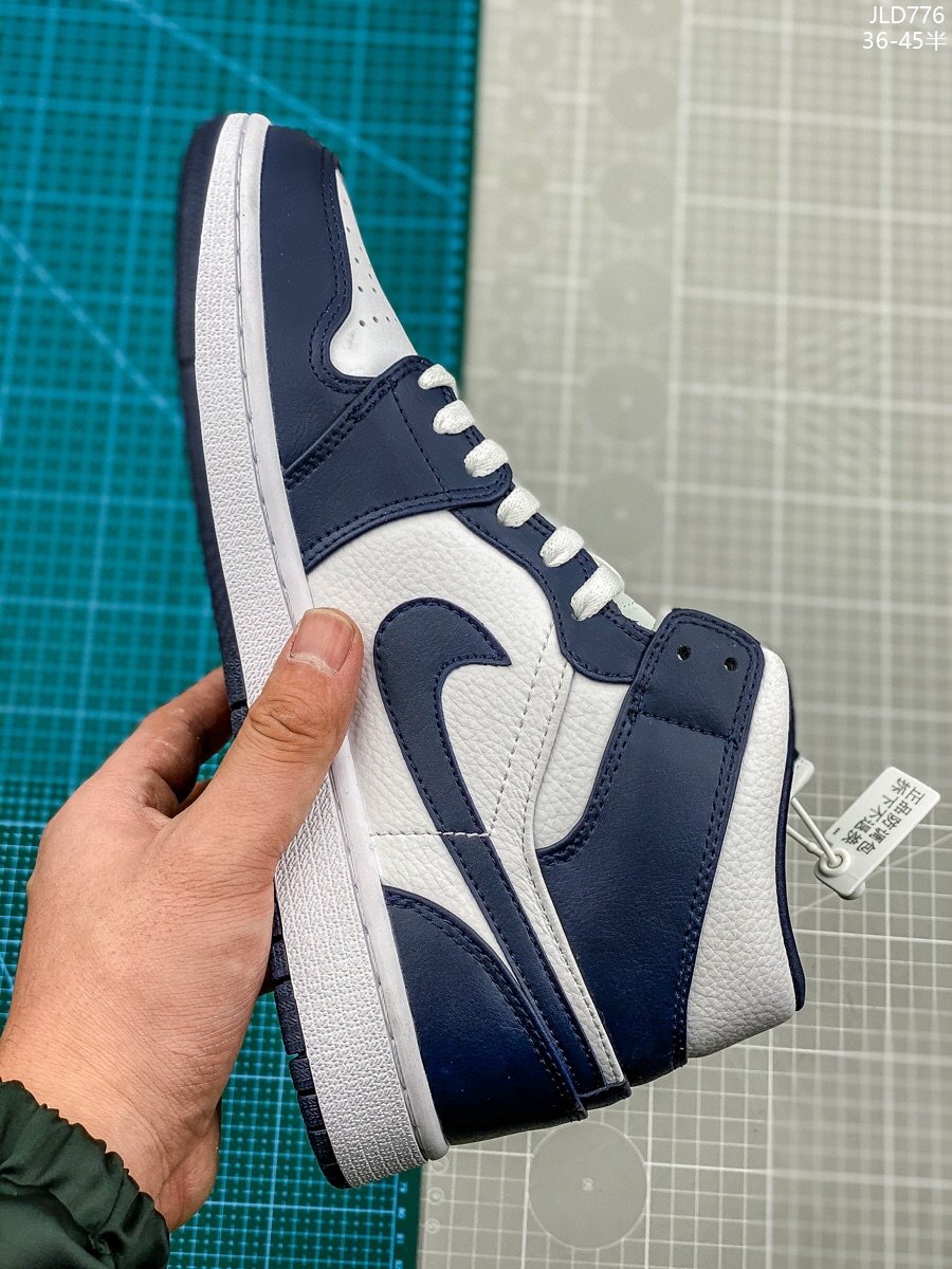 Jordan/Air Jordan [Real Mark] AJ1 aj1 Jordan 1 Generation Joe 1 Jordan 1 Generation Chinese Gang Series Air Jordan 1 Mid Item No.: 554724-113 Jordan 1 Chinese Gang Black and White Panda 36-459 - Image 3